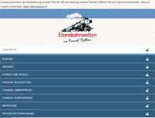 Tablet Screenshot of eisenbahnwelten-rathen.de